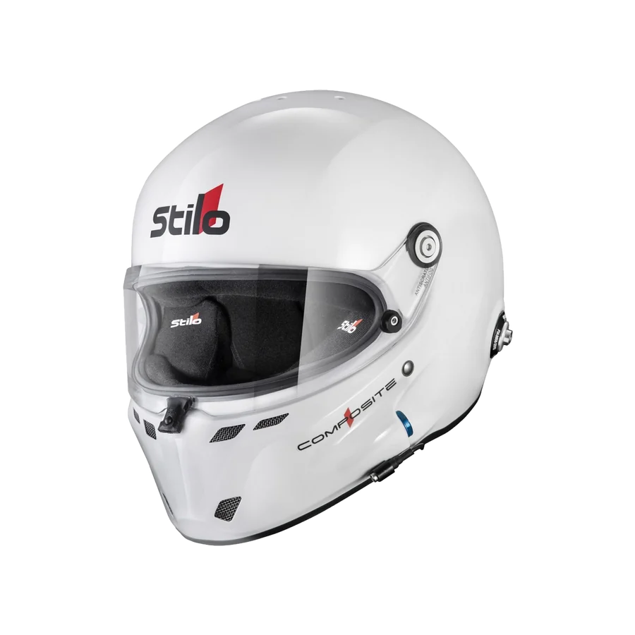 Casque FIA Stilo ST6F, finition blanc