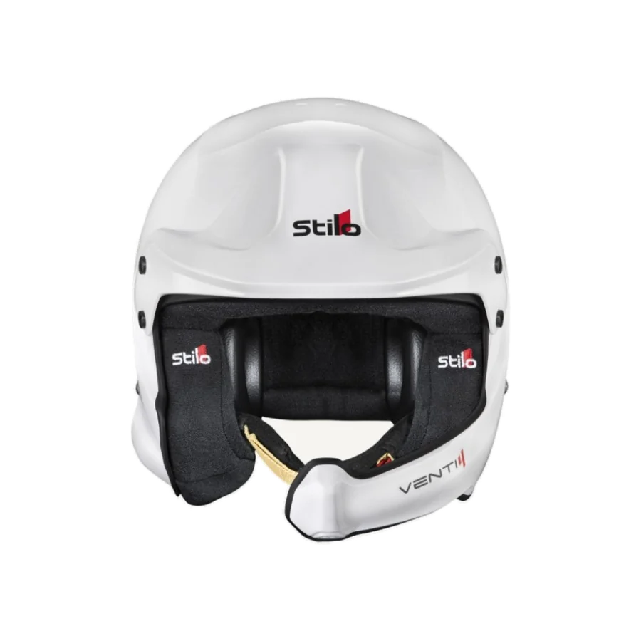 Casque FIA Stilo WRC Rally Venti 4, finition blanc