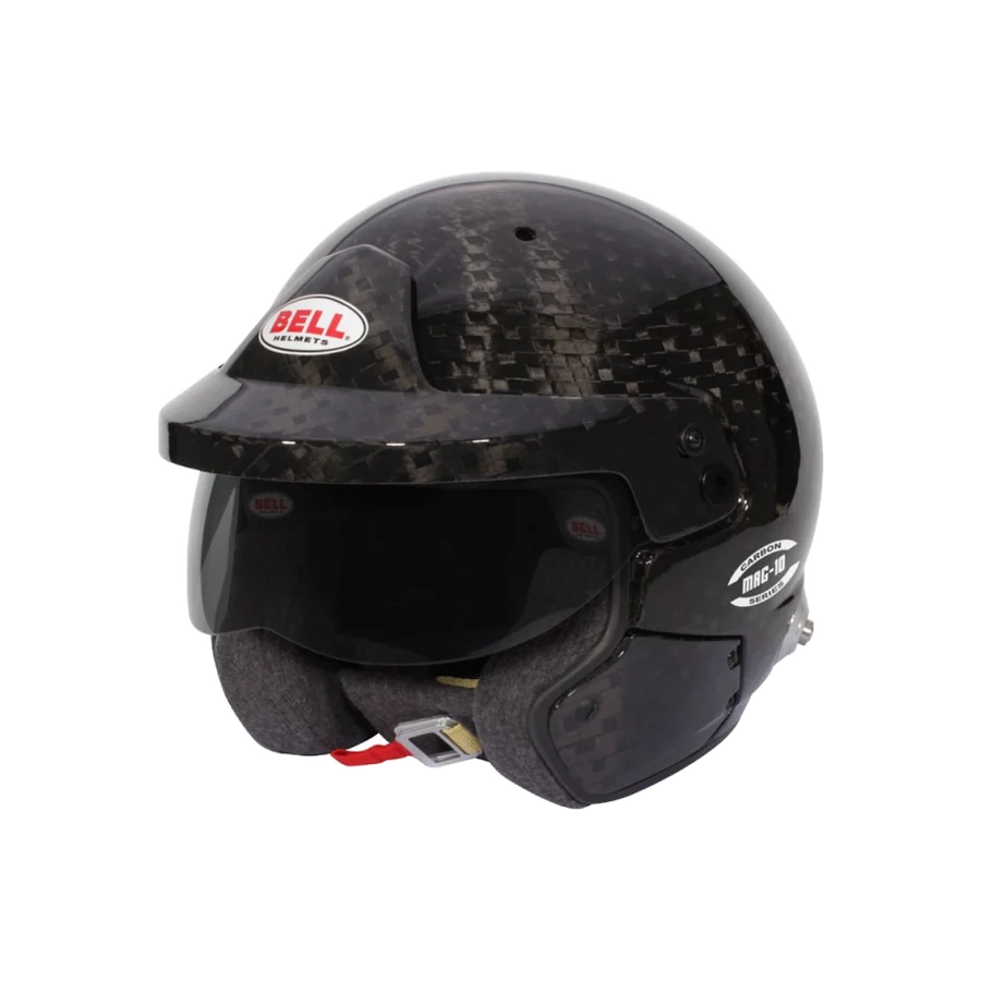 Casque FIA Bell Mag 10 ULTRA carbone, finition carbone