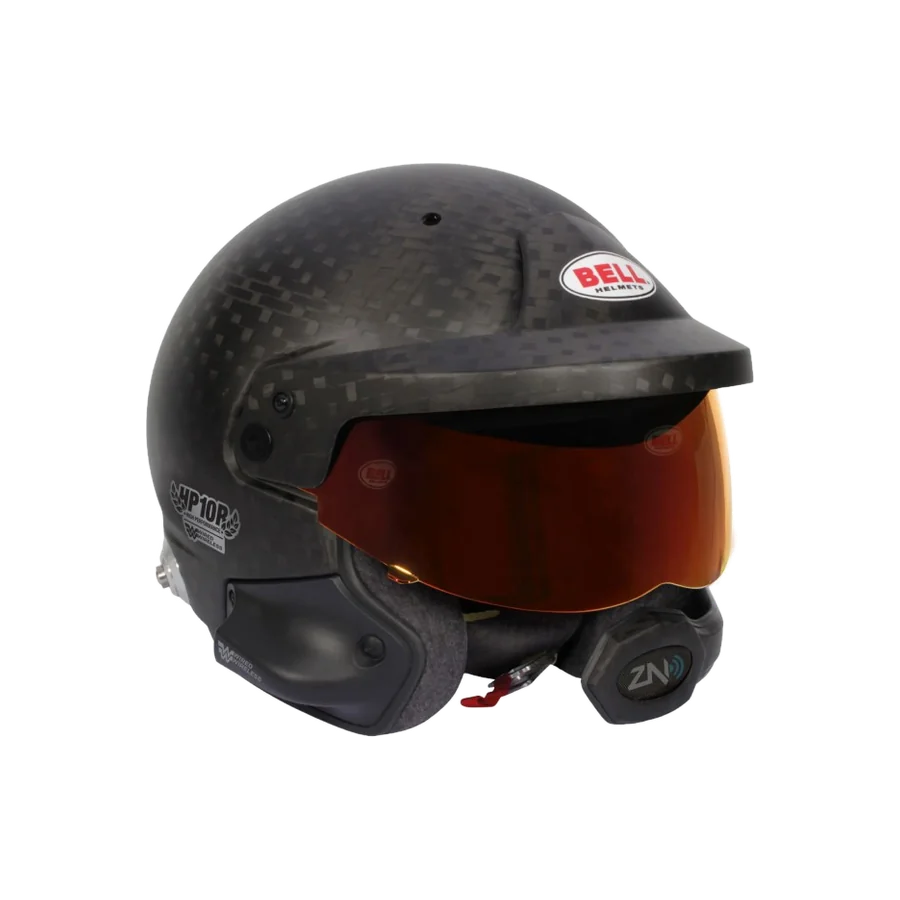 Casque FIA Bell HP10 EVO 2 Rally WW, finition carbone