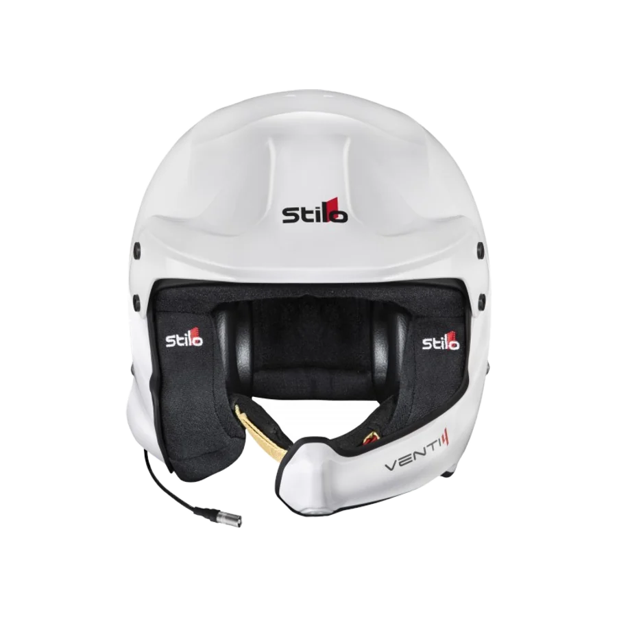 Casque FIA Stilo WRC Turismo Venti 4, finition blanc