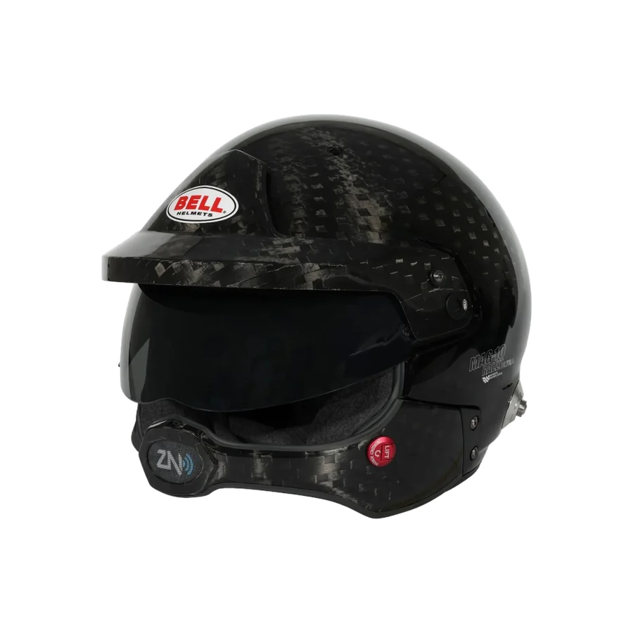Casque FIA Bell Mag 10 Rally Ultra carbone WW, finition carbone