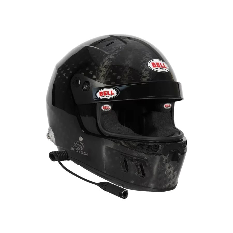 Casque FIA Bell GT6 RALLY Ultra carbone, finition carbone