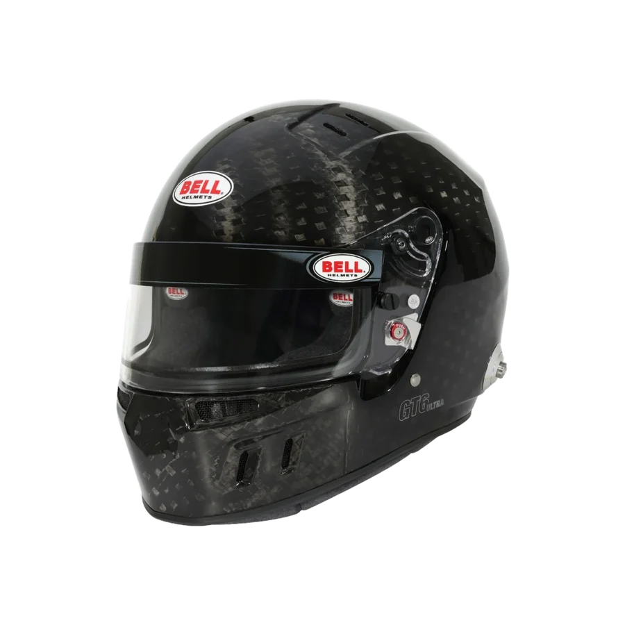 Casque FIA Bell GT6 Ultra carbone, finition carbone