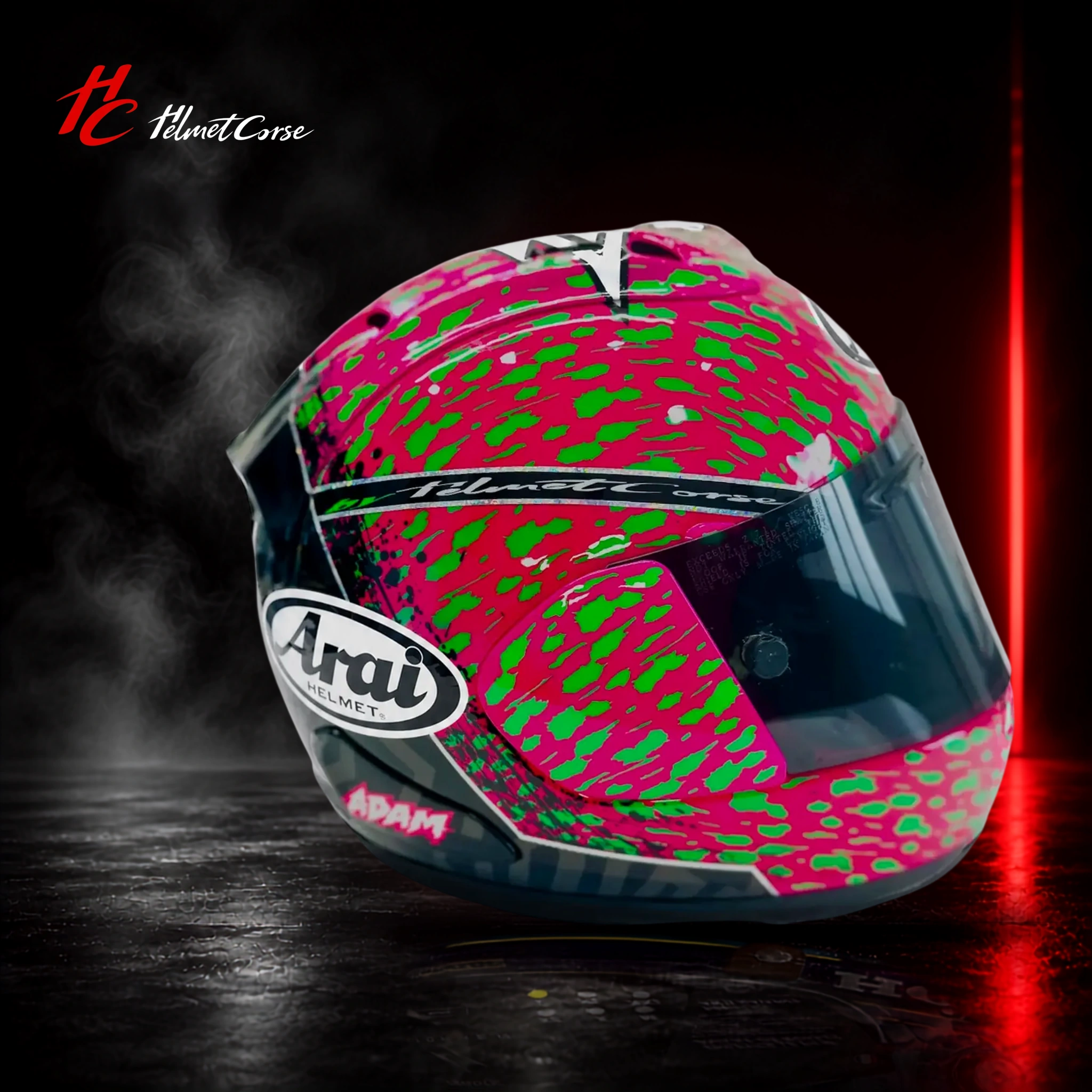 Casco Arai Lucas Mahias personalizado