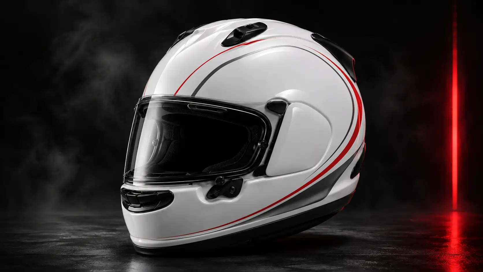 Casco blanco listo para personalizar